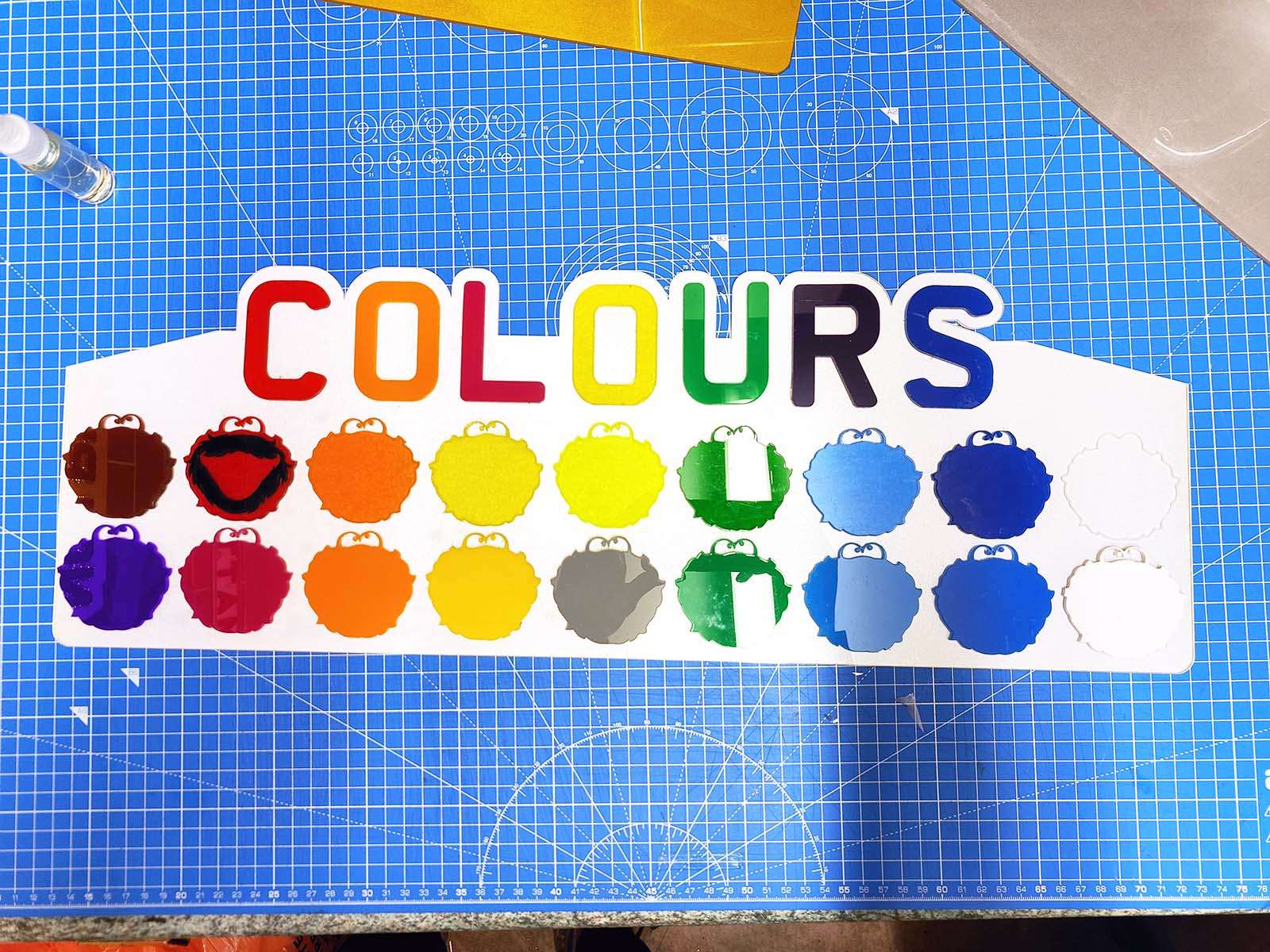 Pair Of Premium Coloured Stack Krystal 4D Number Plates