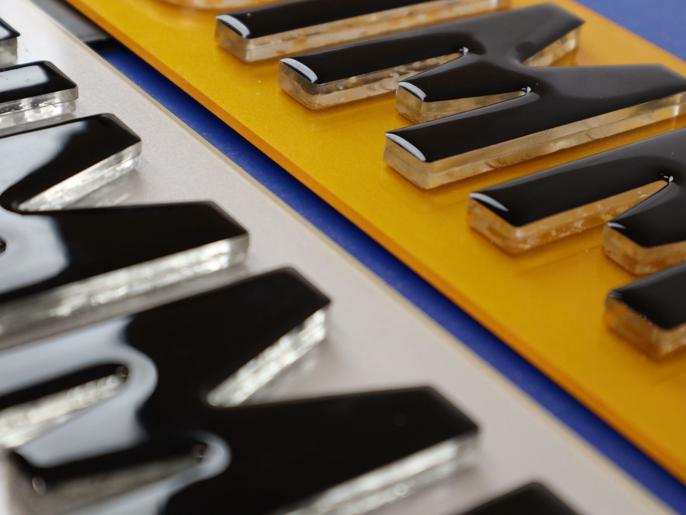 Chill Factor: 8mm Ice Effect Gel 4D Float Number Plates LB10