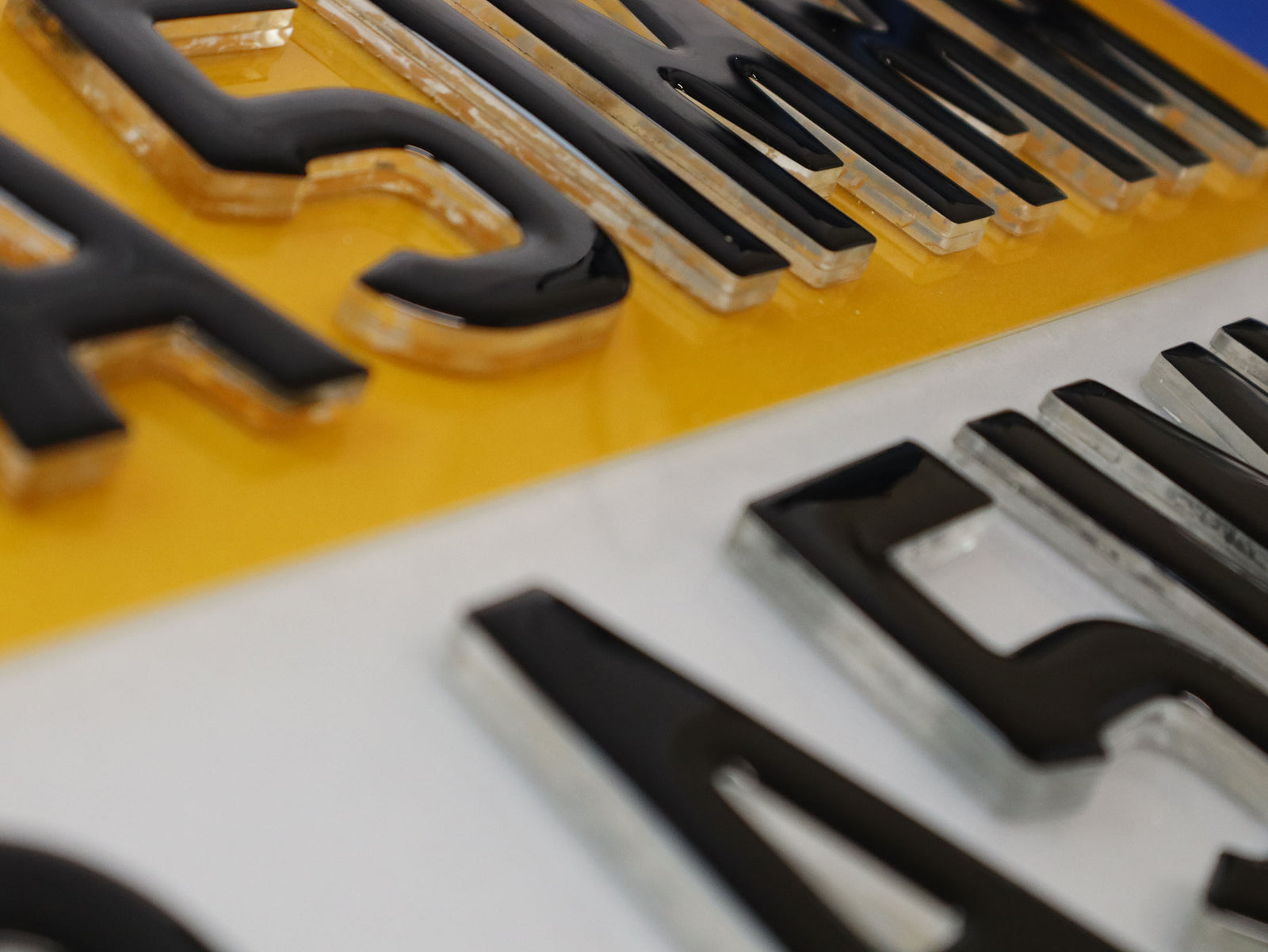 Chill Factor: 8mm Ice Effect Gel 4D Float Number Plates LB10