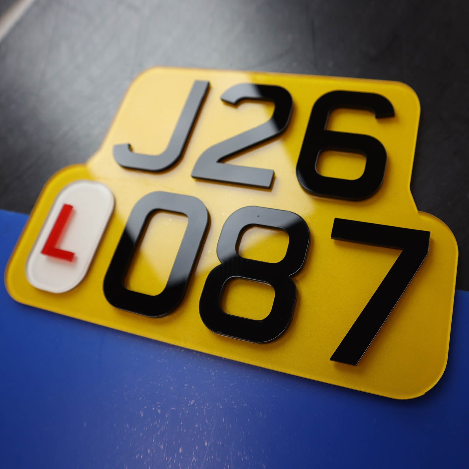 Custom Motorbike 3D & 4D Number Plate - Diverse Styles & Bespoke Designs