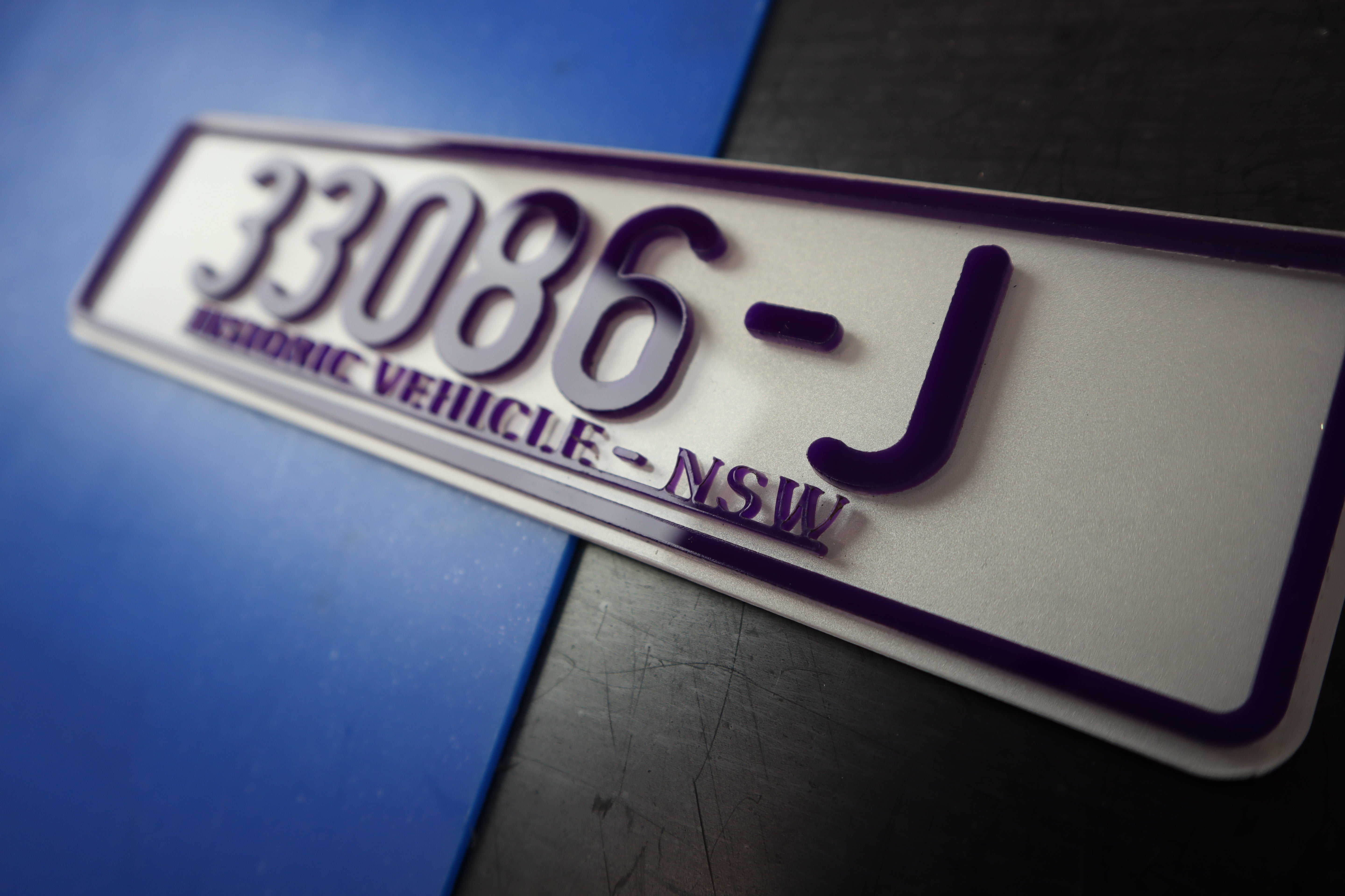 Elegance from Oz: Personalized Australian Custom Vehicle License Plate LB13