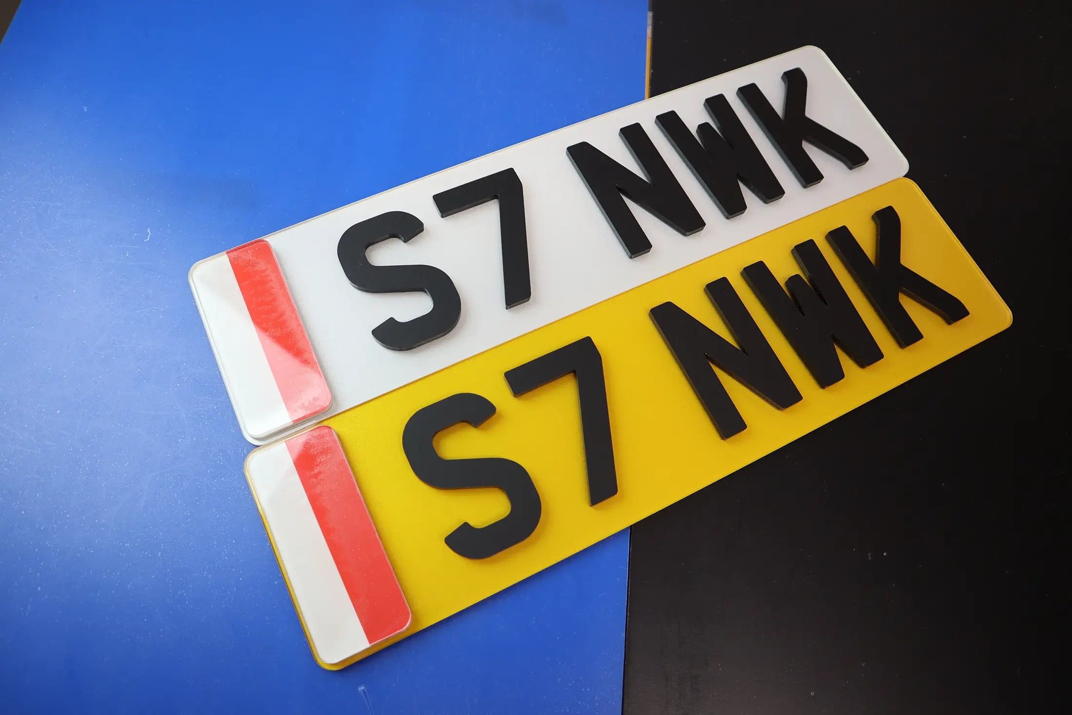 Shortened Plates with Polish Flag and Matte Lettering LB20