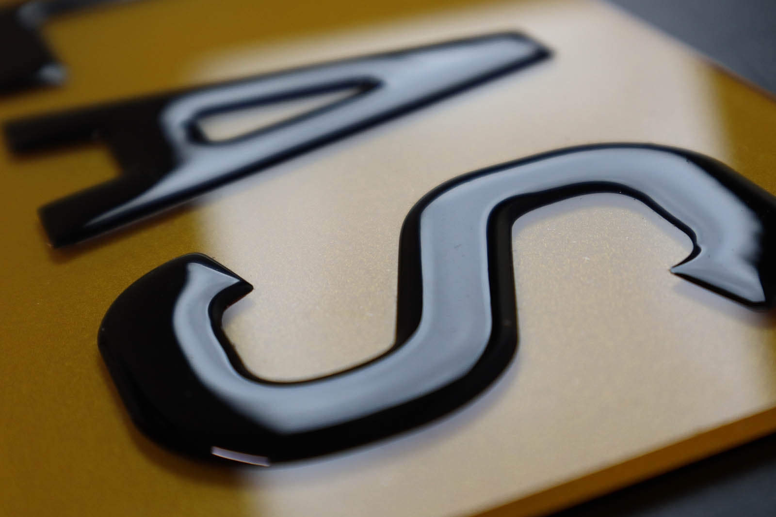 Pair of 3D Gel Single Layer Smooth Raised 4D Number Plates