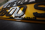Luxury Logo-Inspired Number Plates with Business Slogan & 4D Border LB37