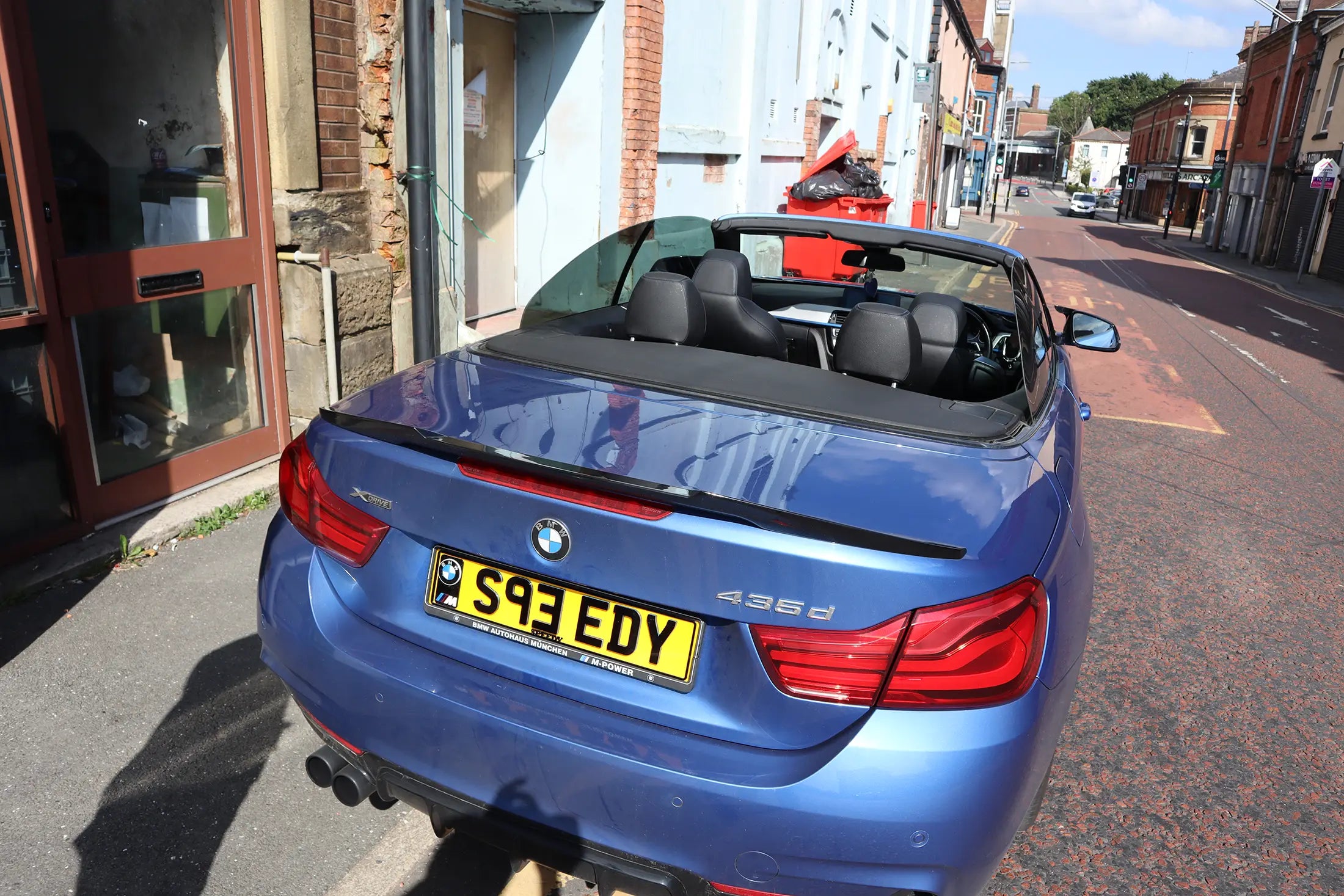 ‘SPEEDY’ Custom 4D Number Plates for Convertible BMW – Triple Layer Build LB36