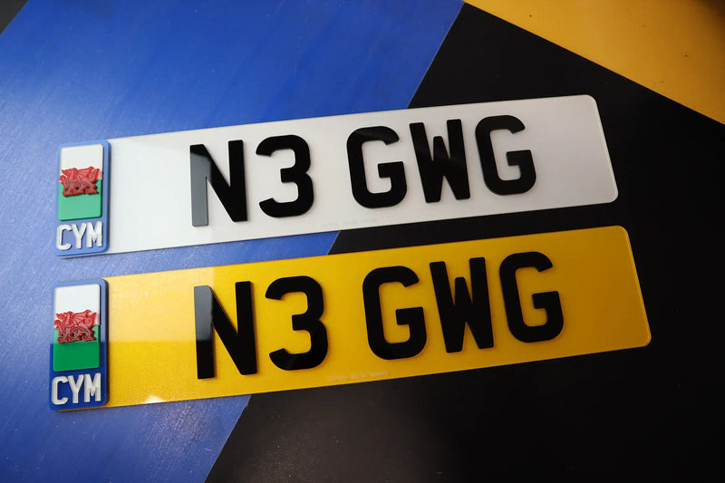 Custom 3mm Acrylic Gloss Classic Plates CYM Flag Edition LB57