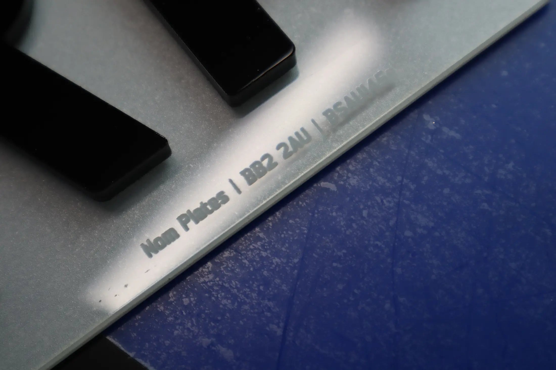 Girl Racer Laser Slogan Hex Plate 5mm Gloss Acrylic Short Hex LB68