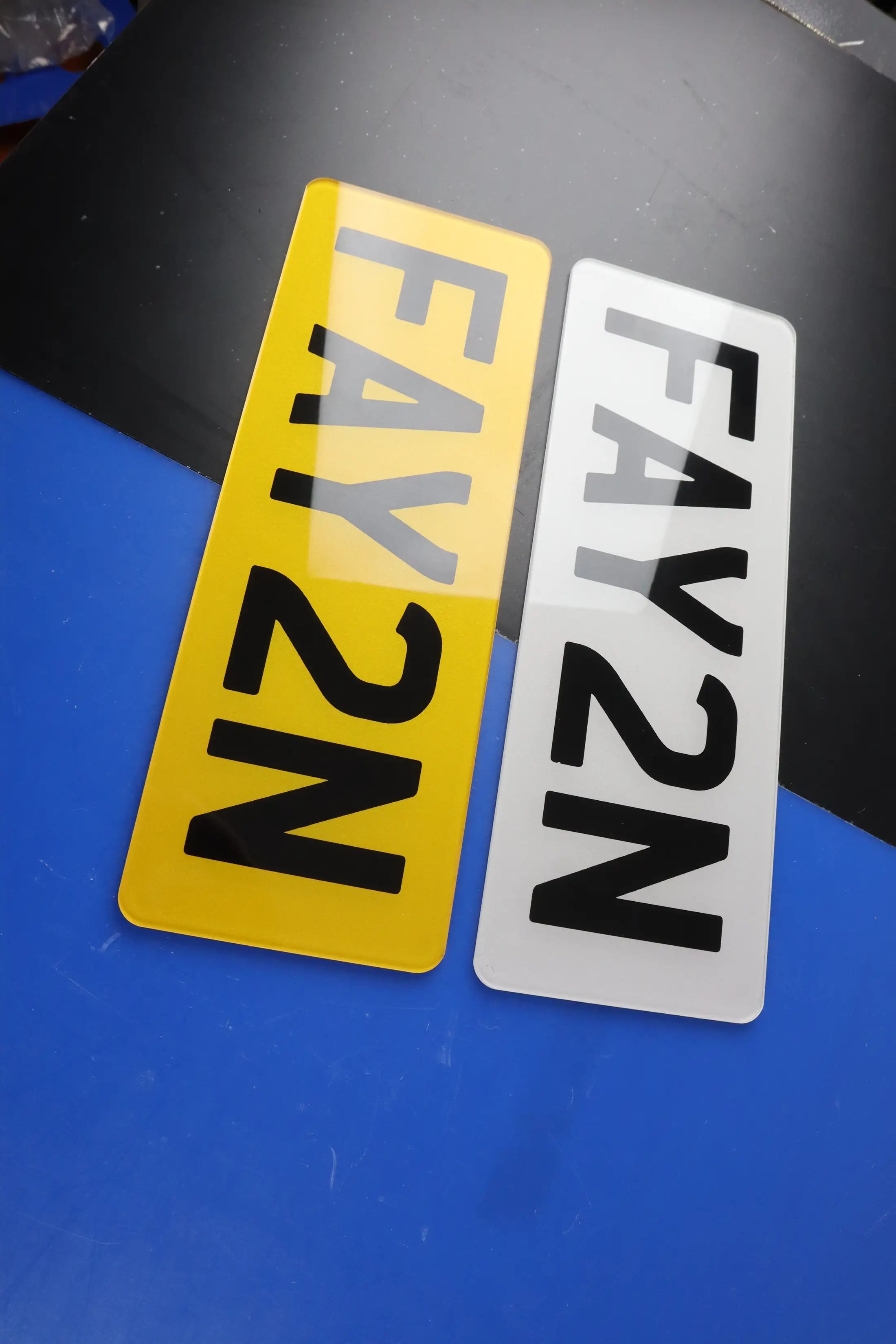 2D HD Printed Short Plate (32cm) Custom Car Plate LB73
