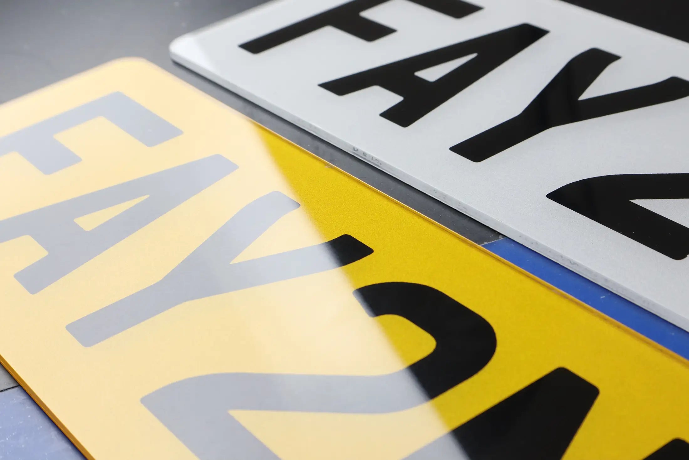 2D HD Printed Short Plate (32cm) Custom Car Plate LB73