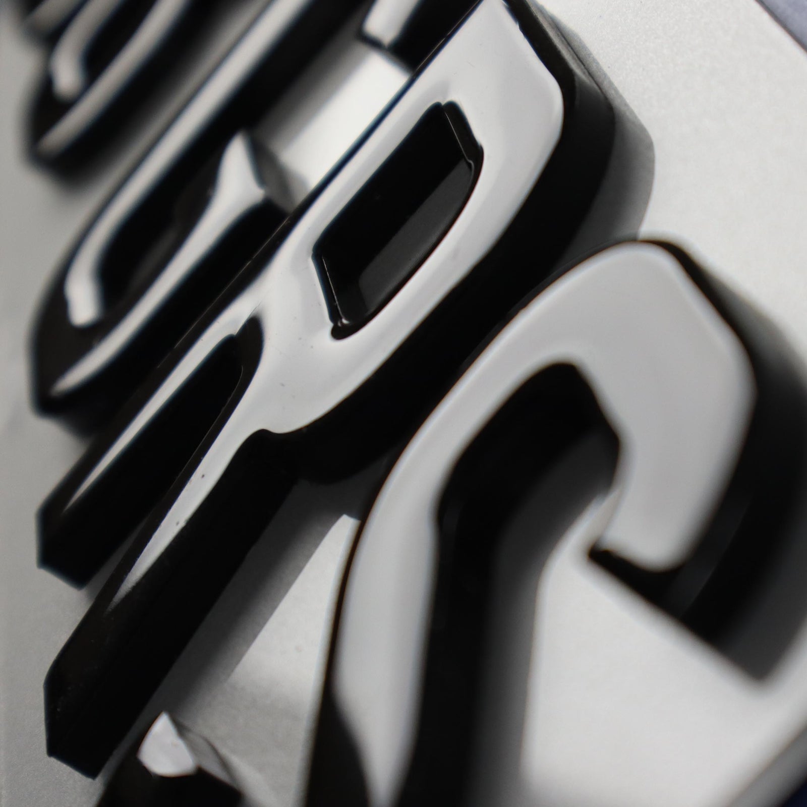 Set of Triple Thick 7mm Chunky 4D Gel Number Plates