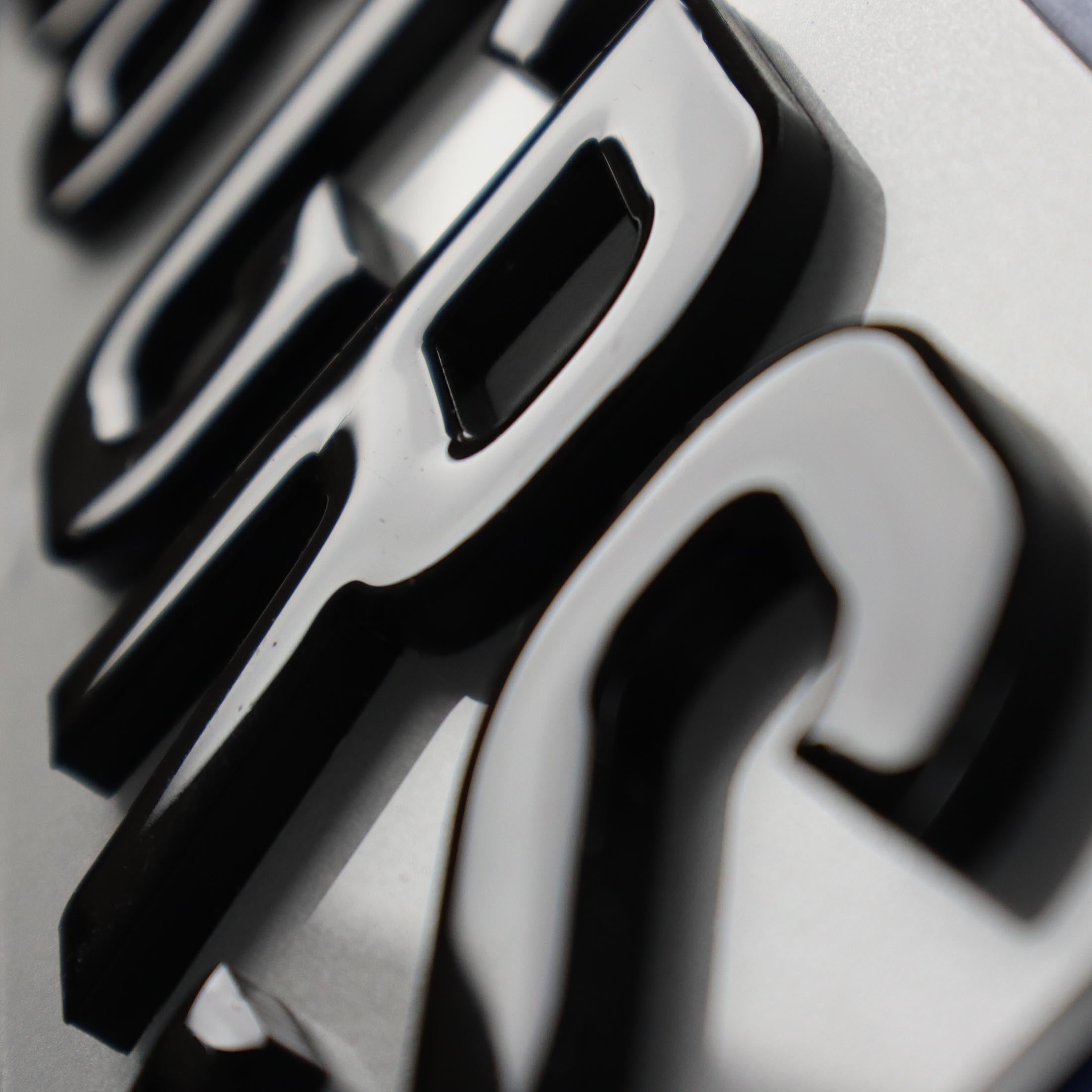 Set of Triple Thick 7mm Chunky 4D Gel Number Plates