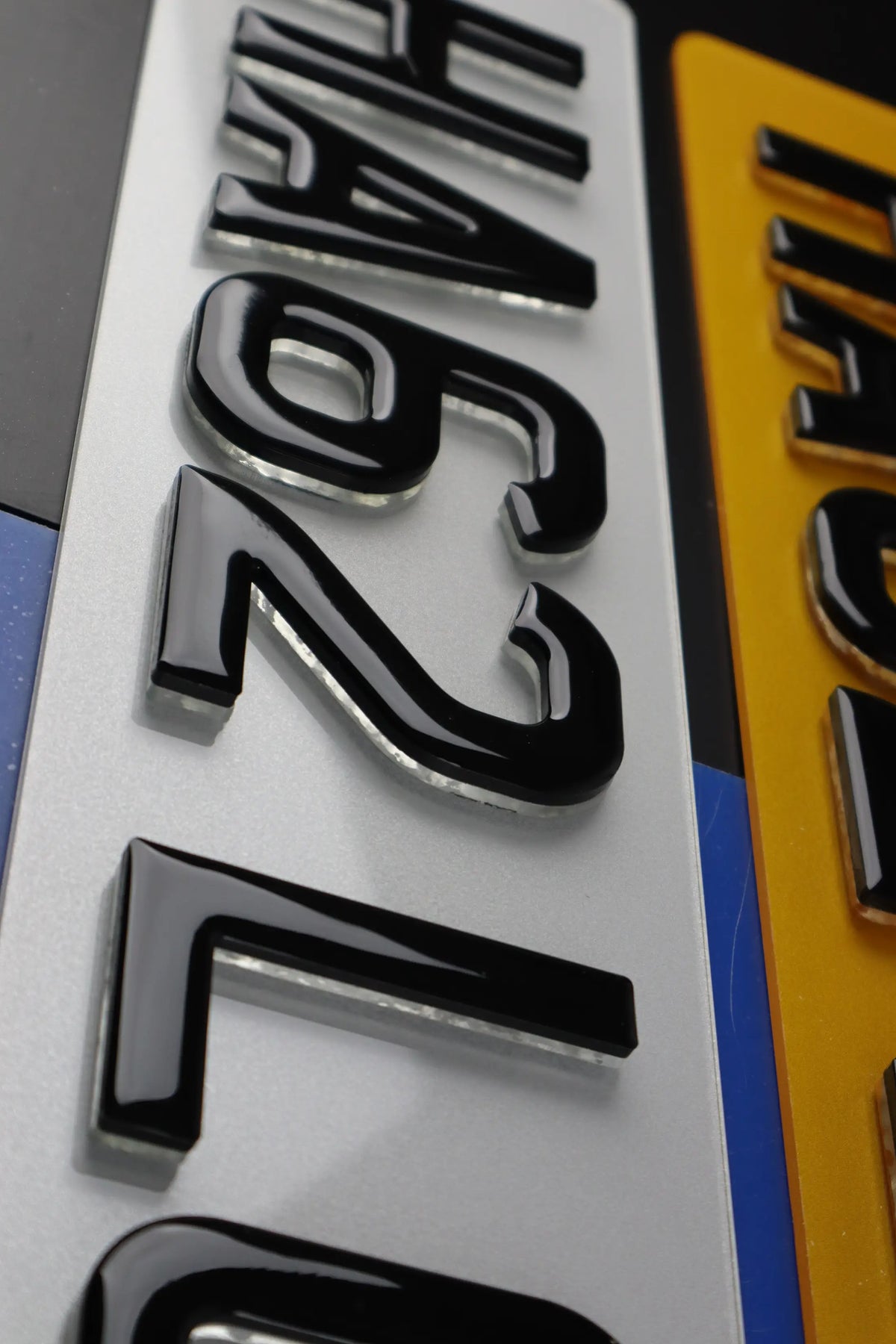 8mm Float Gel Number Plates Lookbook Pair LB113
