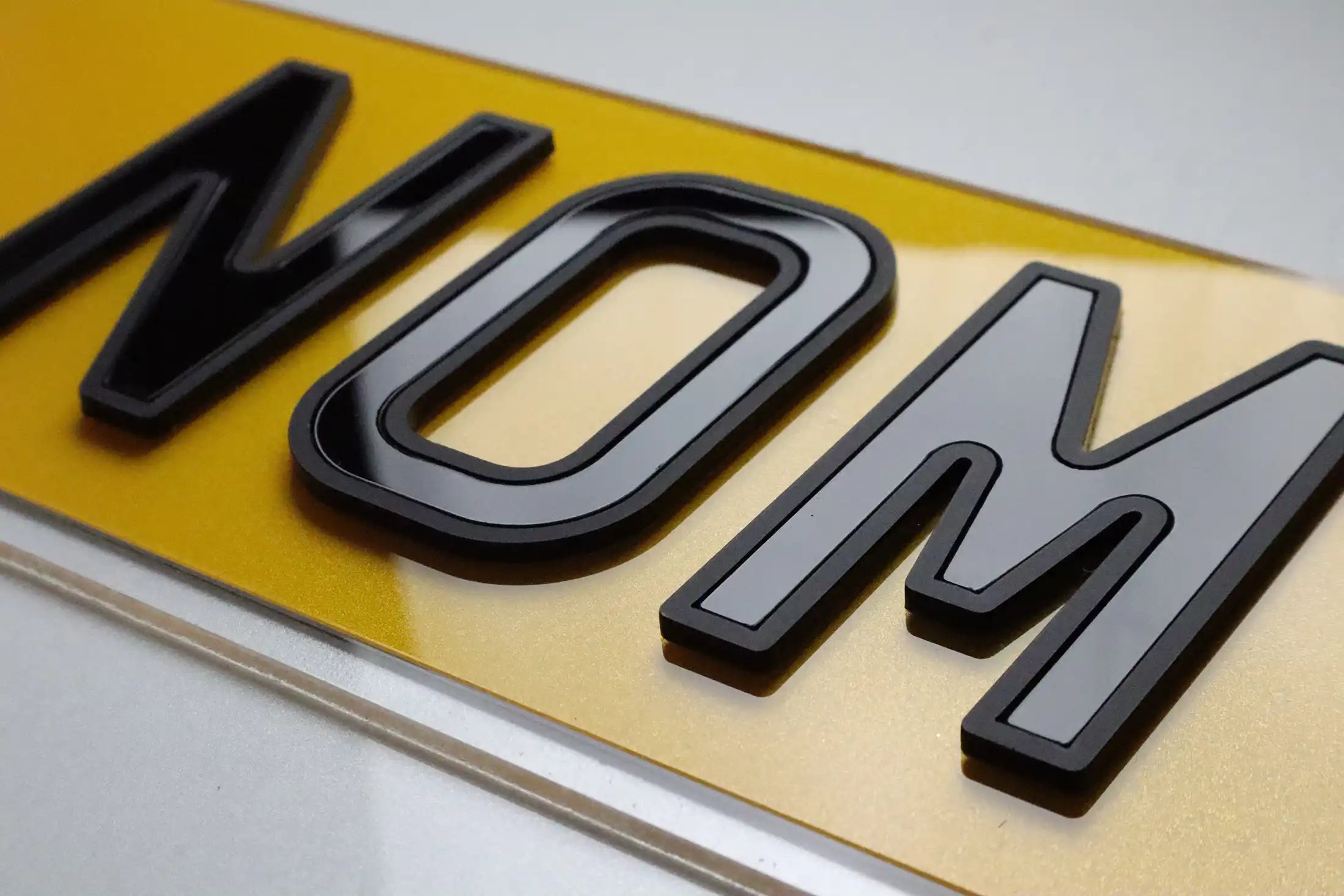 Number Plate by Style - Flush XR