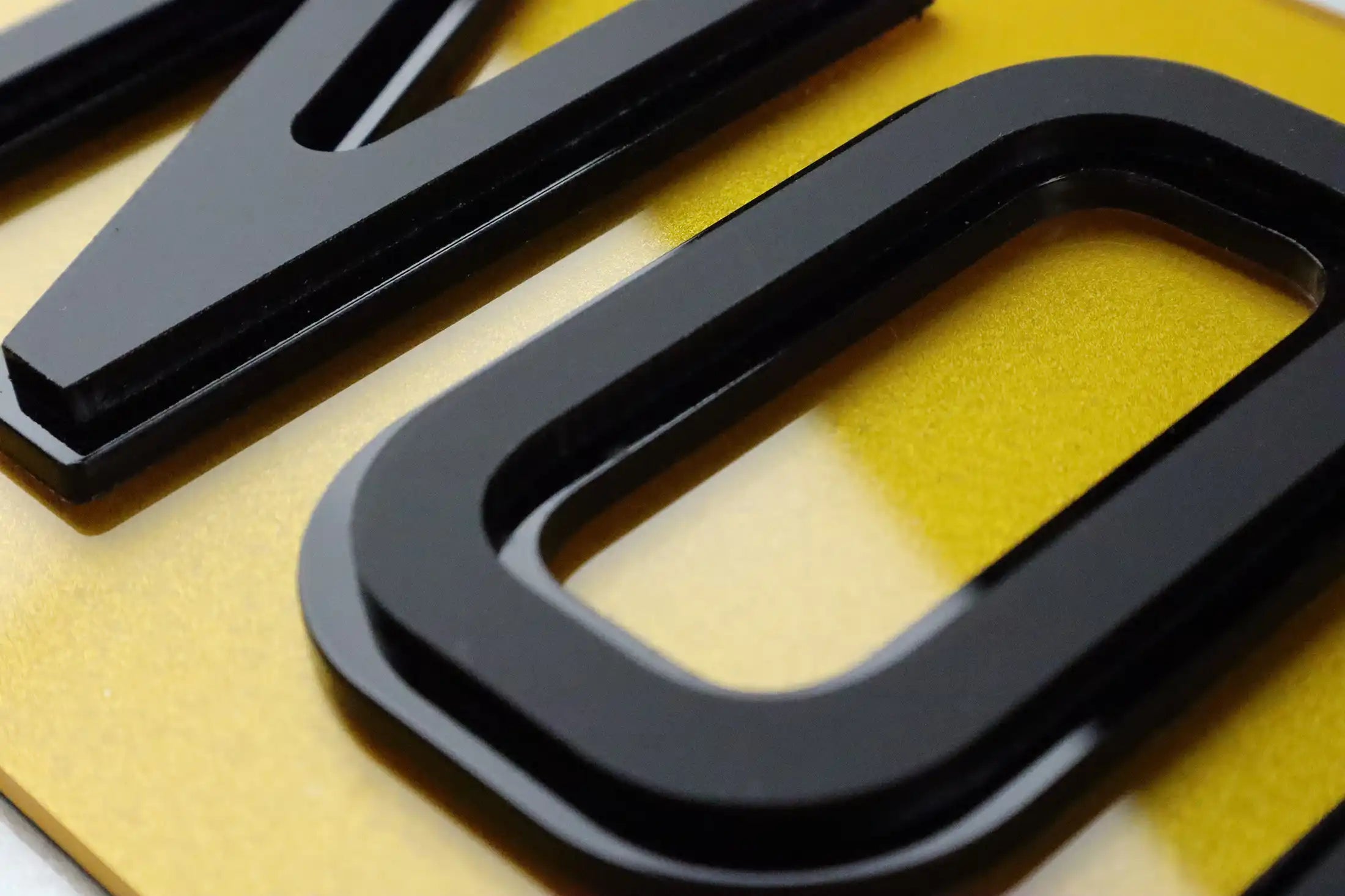 Number Plate by Style - Shadow