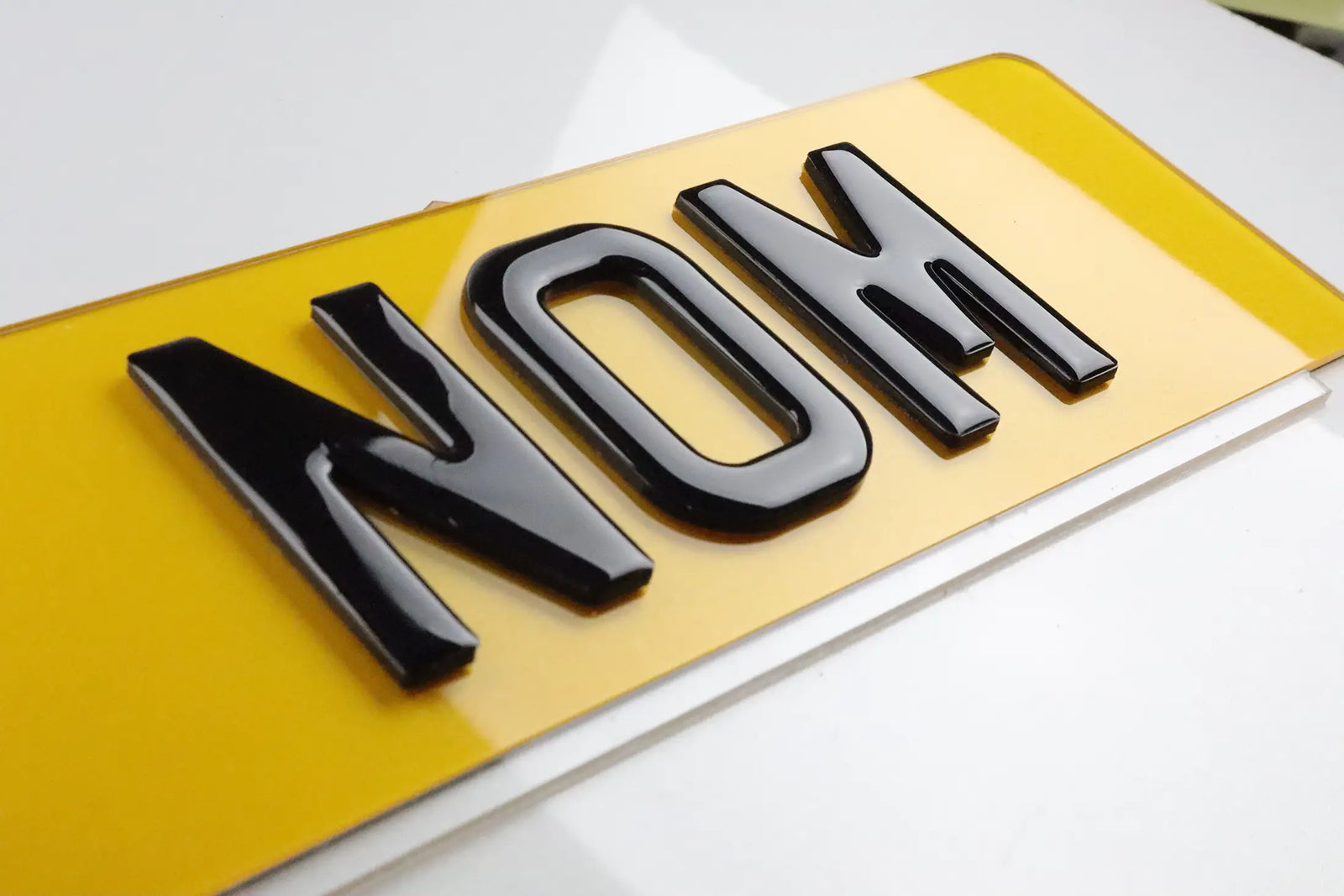 Number Plate by Style - Gel