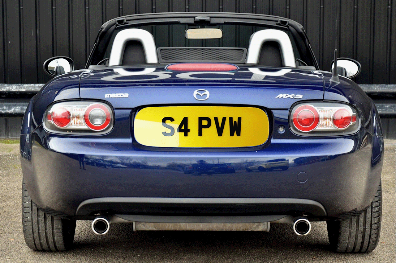 Custom Oversize Oval Rear Plate for Mazda MX-5 2.0 Sport — 3mm Gloss Acrylic Lettering LB69