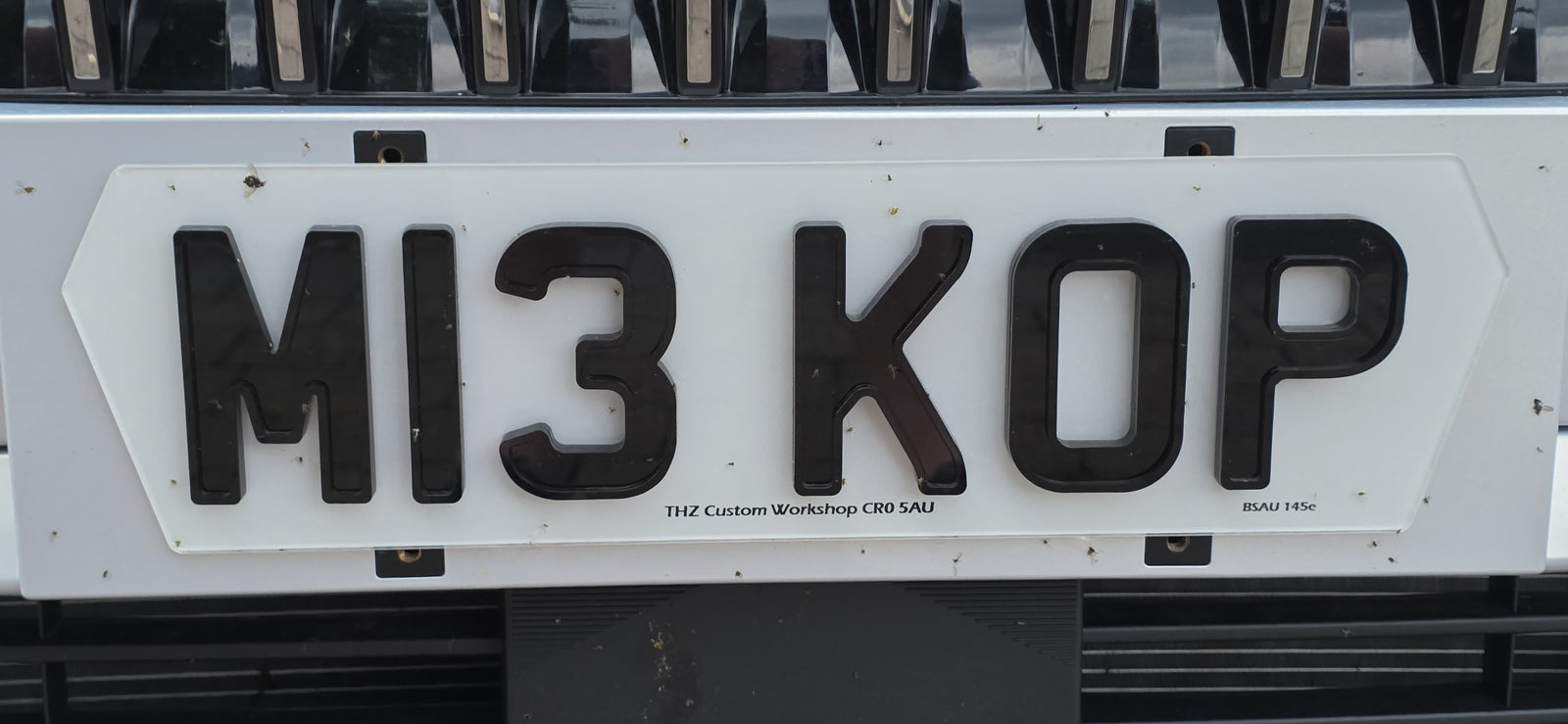 Jaecoo Car license plate with the registration on a vehicle.