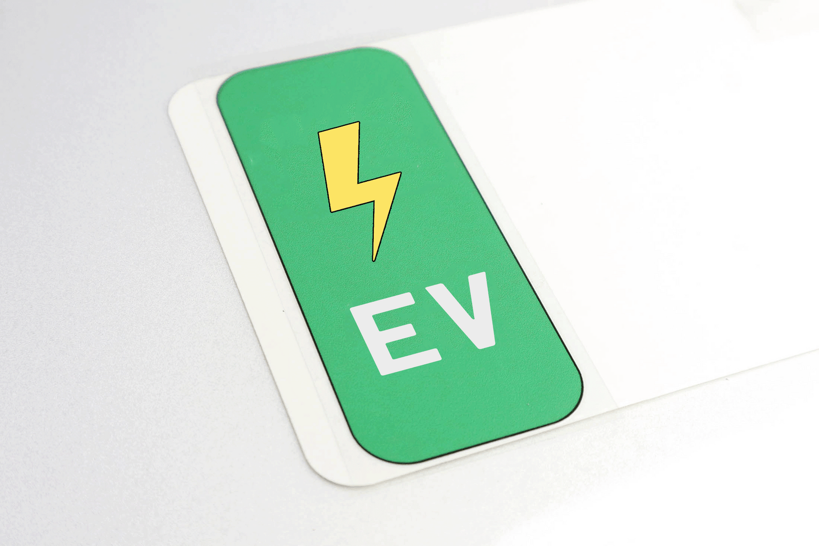 Pair of Flags for Number Plates - Printed, Gel, Acrylic