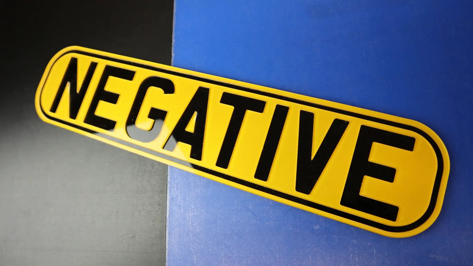 Oval Negative Inverted Number Plate w/ Recessed Lettering with Clean Border Cut LB56