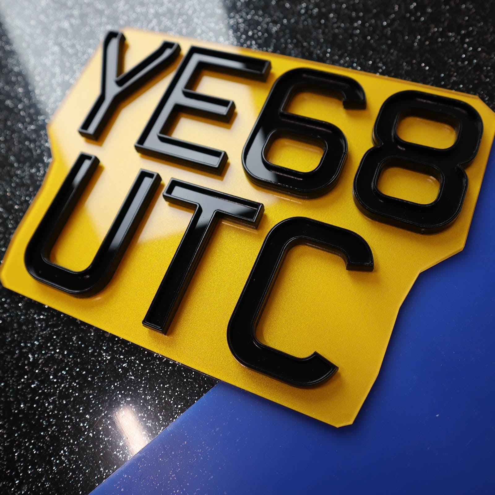 Custom Motorbike Number Plate Builder - Base Price