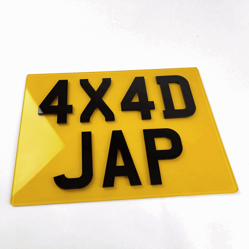 Premium Square Number Plates for 4x4 and Trucks