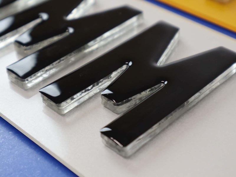Float Effect Topped Krystal Road Legal Number Plates
