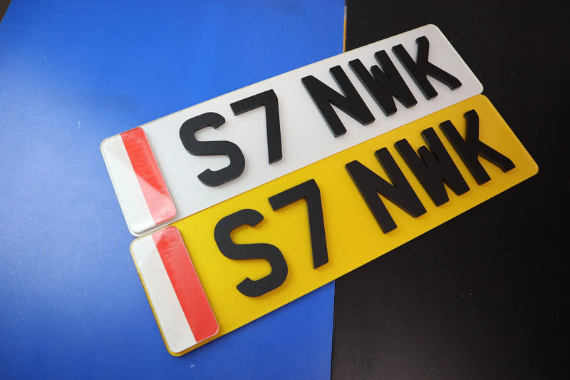 Shortened Plates with Polish Flag and Matte Lettering LB20