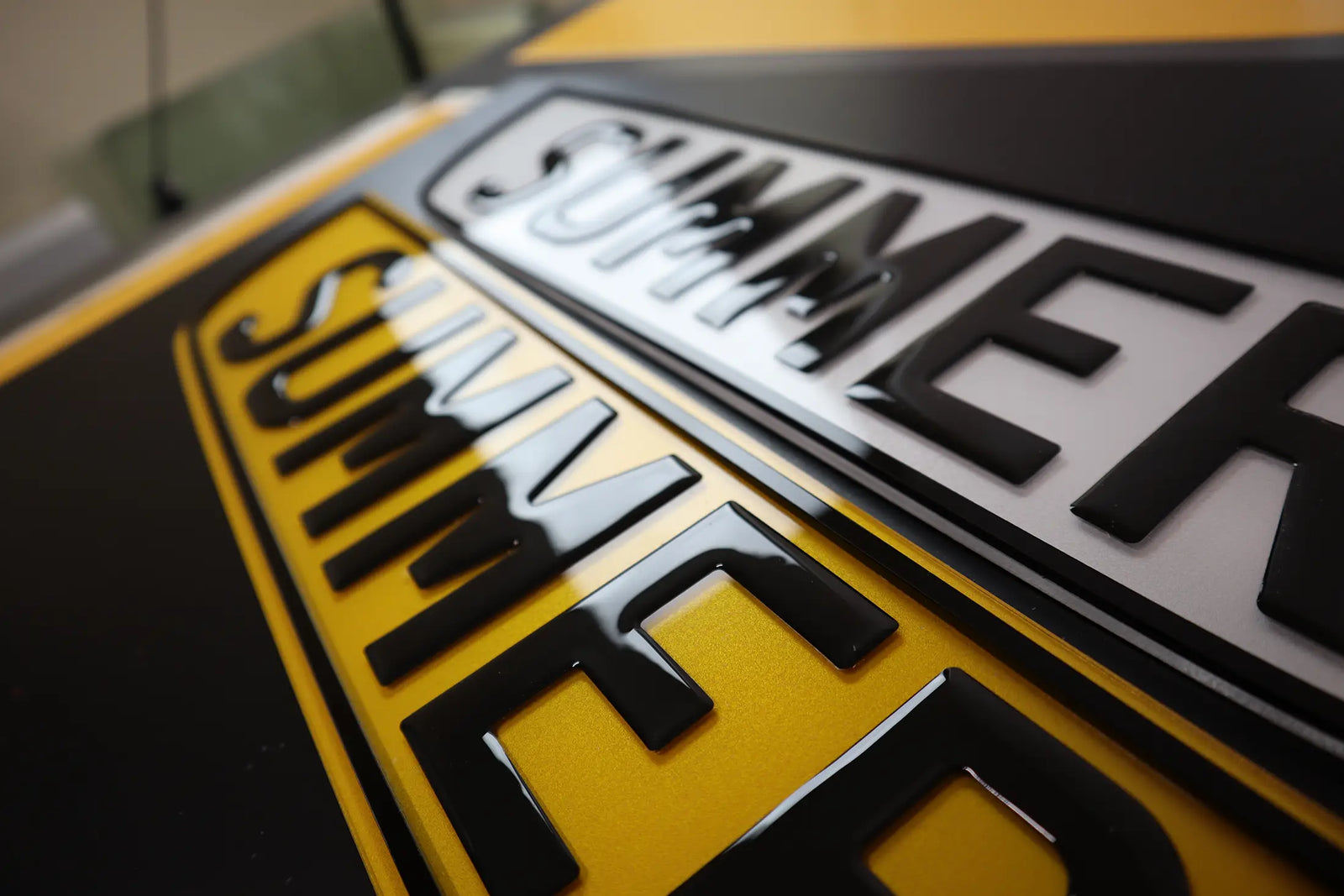 ‘Summer’ Show Plates – Custom Smile Gel & 4D Border LB46