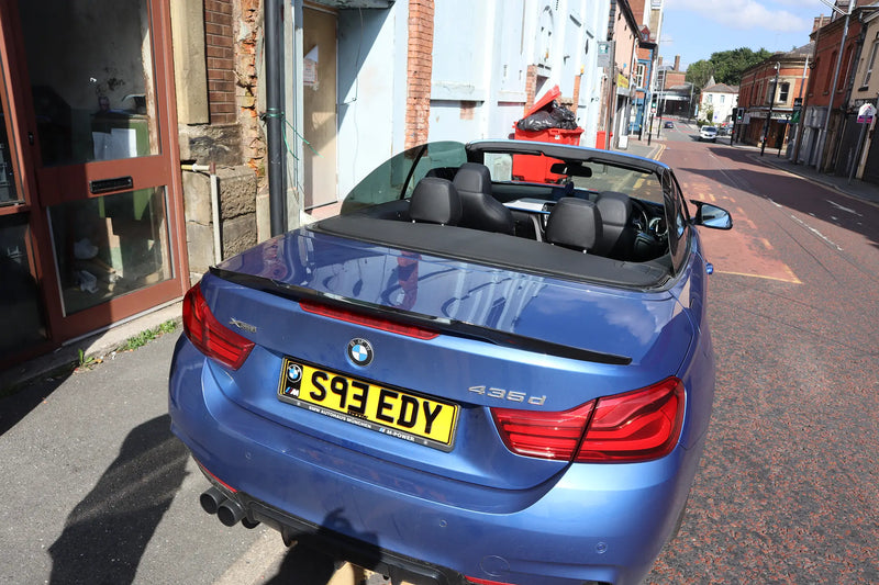 ‘SPEEDY’ Custom 4D Number Plates for Convertible BMW – Triple Layer Build LB36