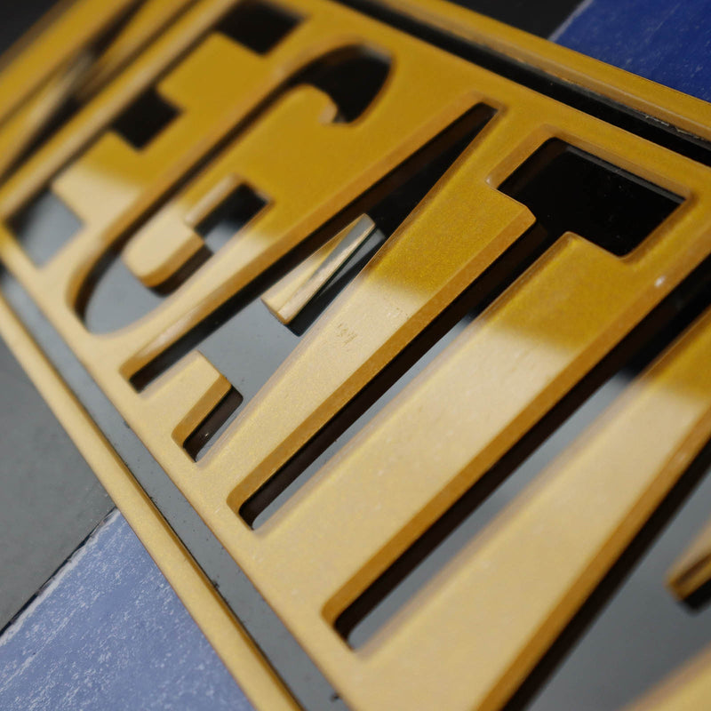 Custom Motorbike Number Plate Builder - Base Price