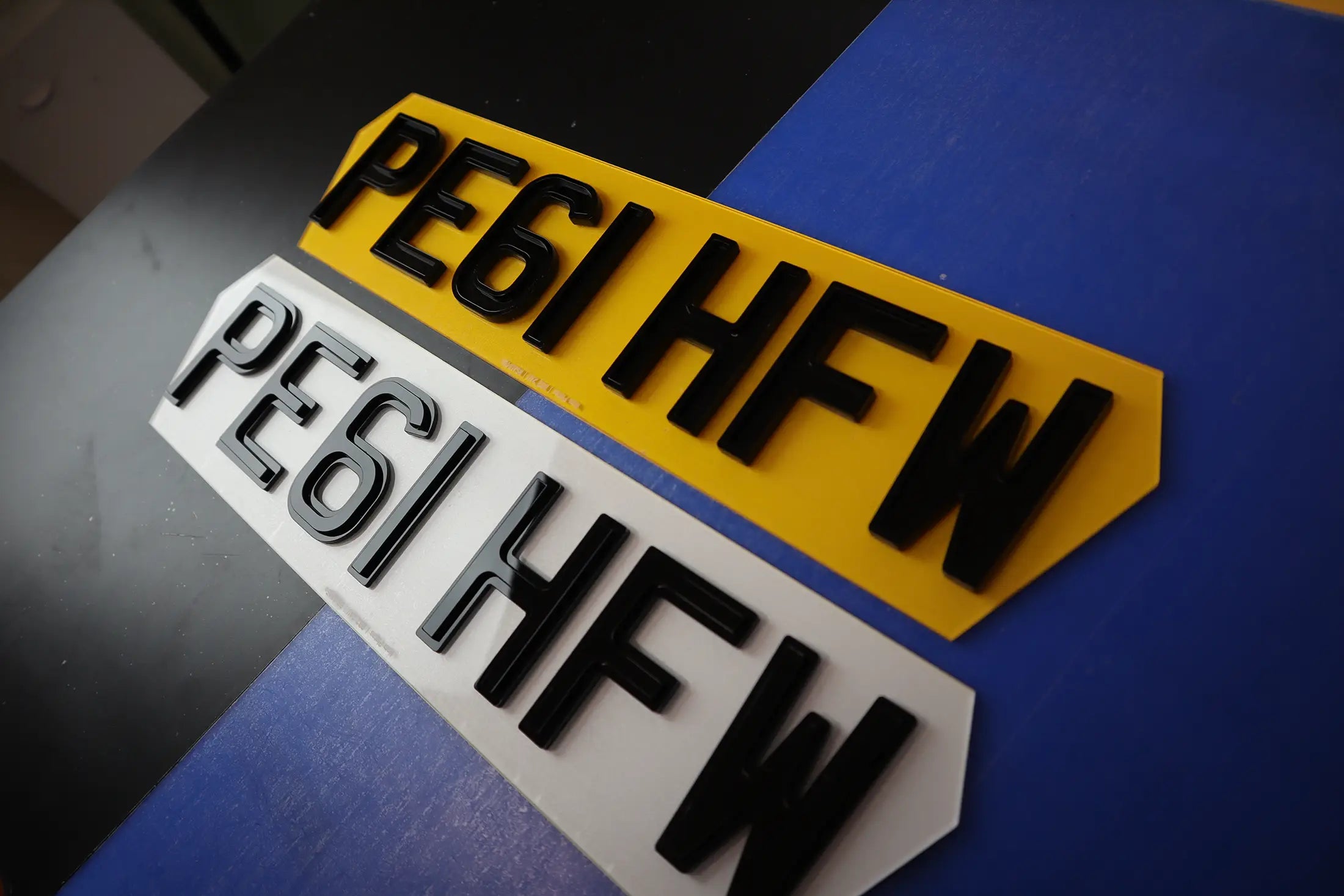 6mm Ghost & Pyramid Gloss Combo Hex Plate LB70