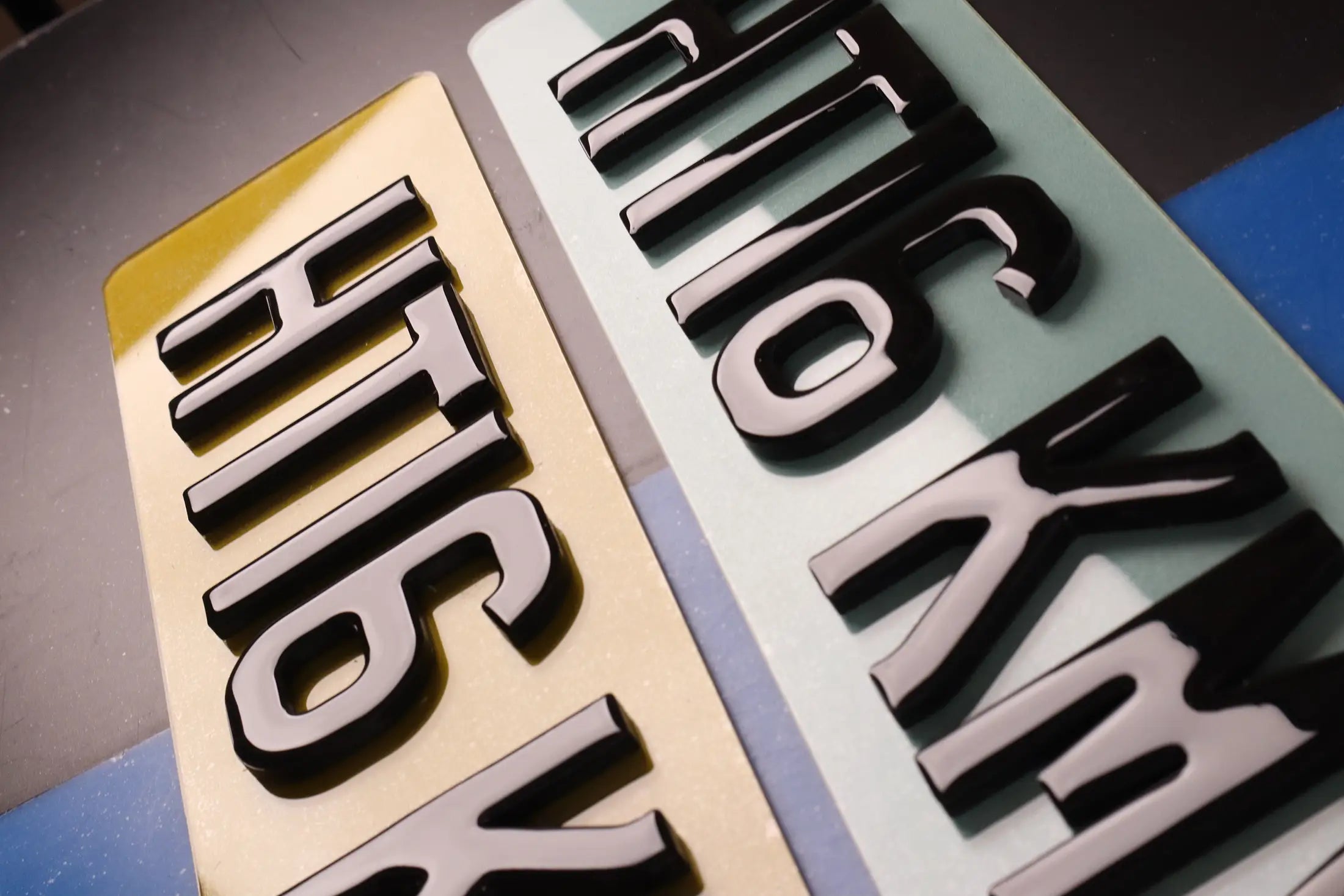 7mm Gel Light Blue Tinted Plate Smoked Acrylic Show Plate LB72