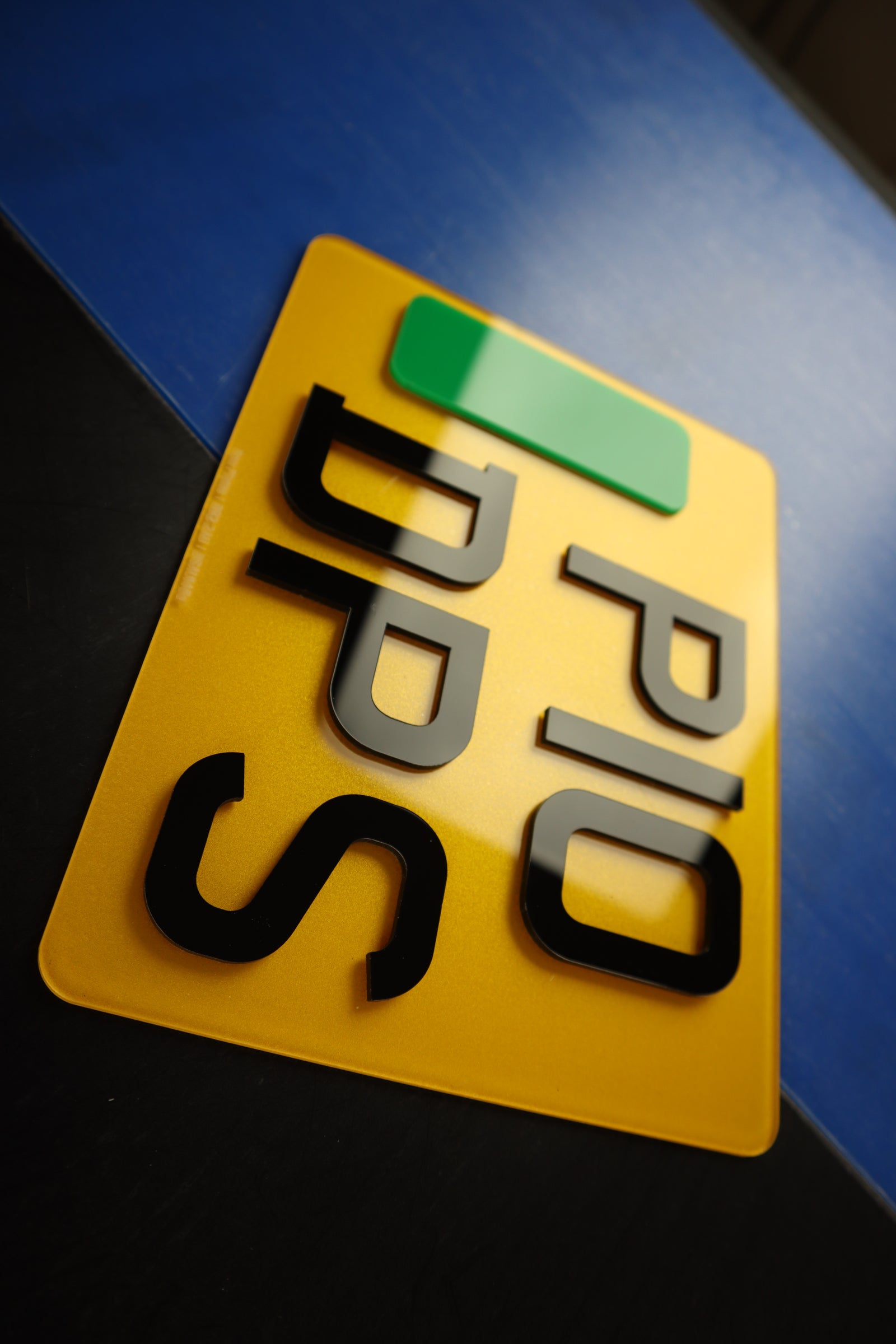 Custom Motorbike 3D & 4D Number Plate - Diverse Styles & Bespoke Designs