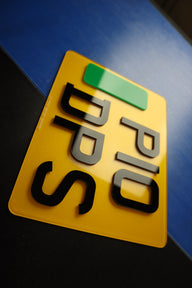 Custom Motorbike 3D & 4D Number Plate - Diverse Styles & Bespoke Designs