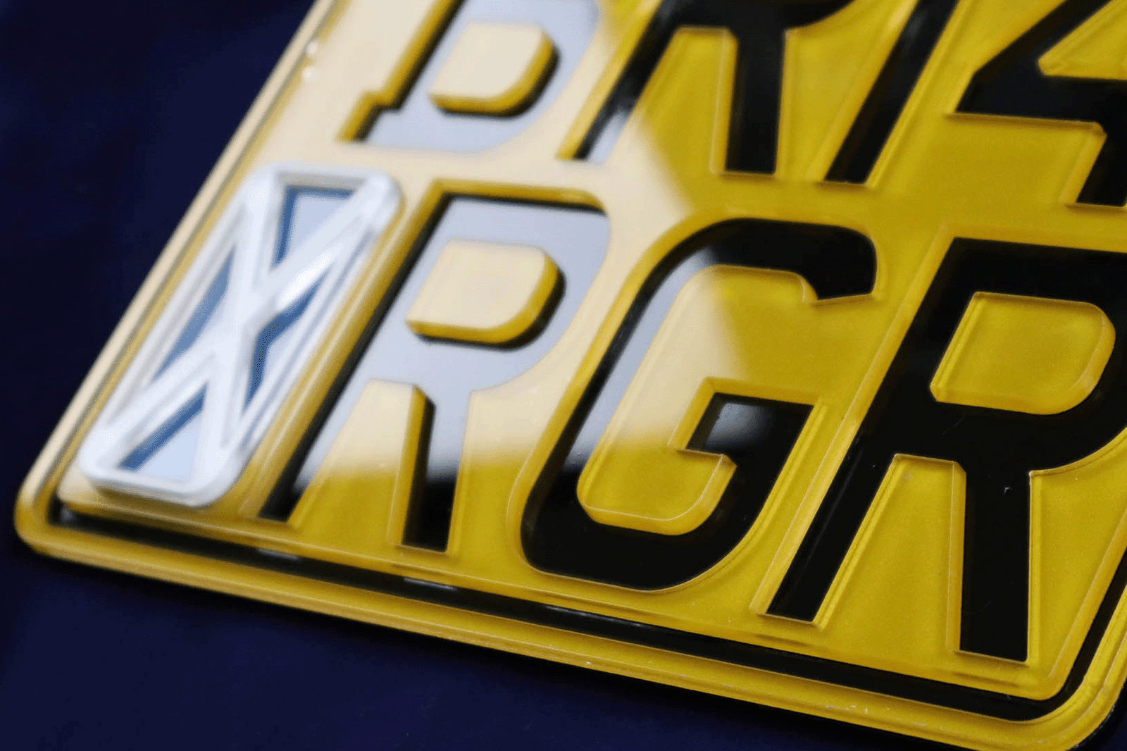 Custom Motorbike Number Plate Builder - Base Price