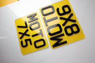 Custom Motorbike 3D & 4D Number Plate - Diverse Styles & Bespoke Designs