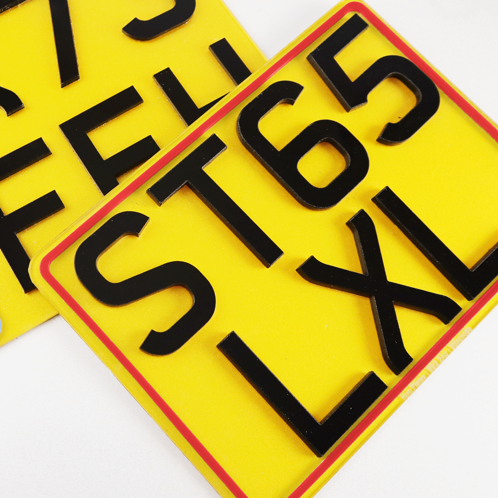 Custom Motorbike Number Plate Builder - Base Price