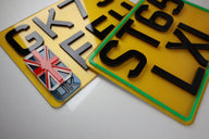 Custom Motorbike 3D & 4D Number Plate - Diverse Styles & Bespoke Designs