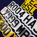 Luxury Bubble Contoured 4D Number Plates - Road Legal