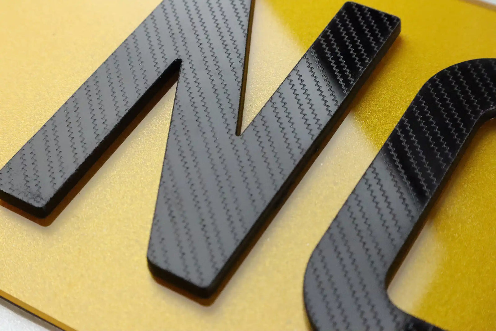 Number Plate by Style - Carbon