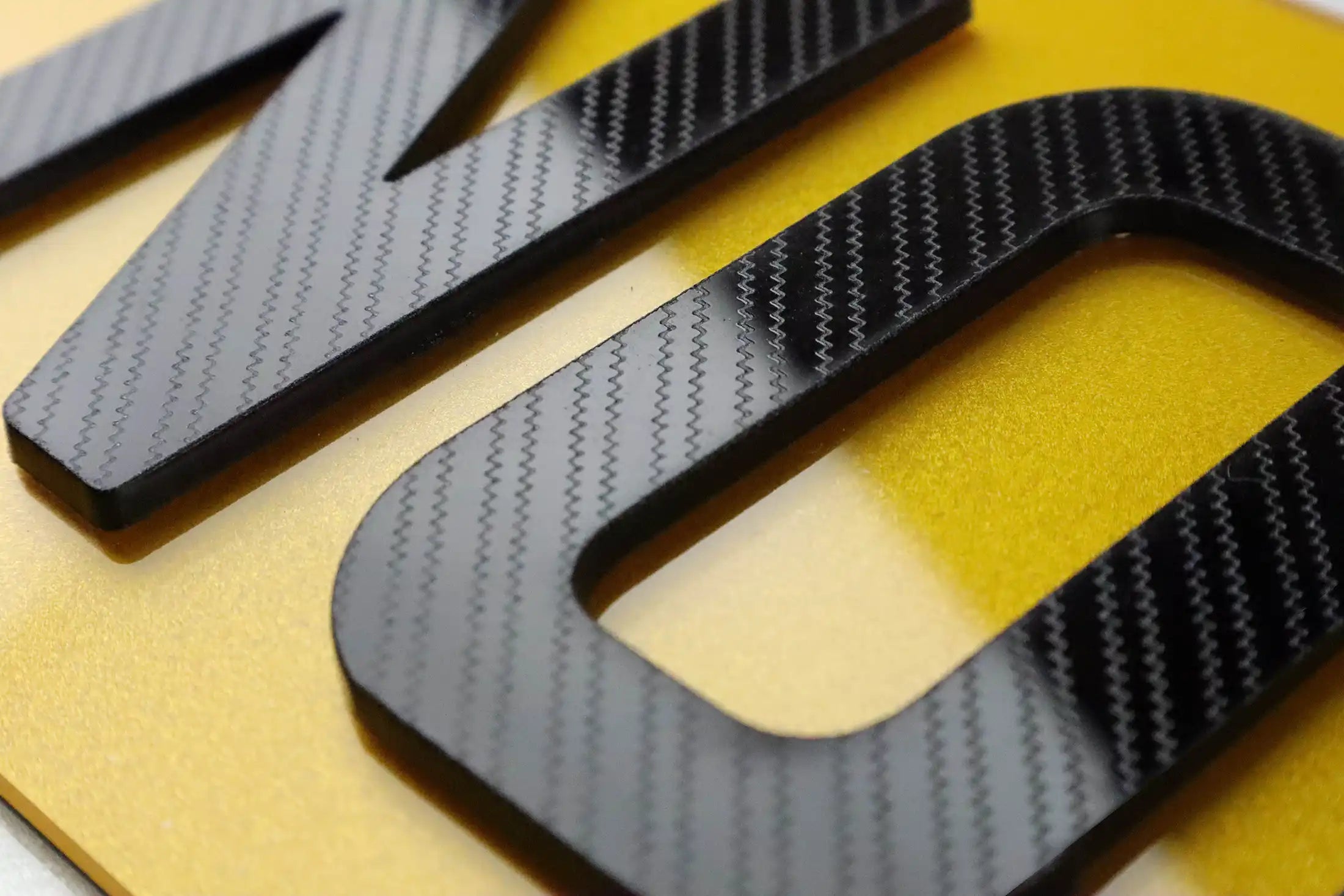 Number Plate by Style - Carbon